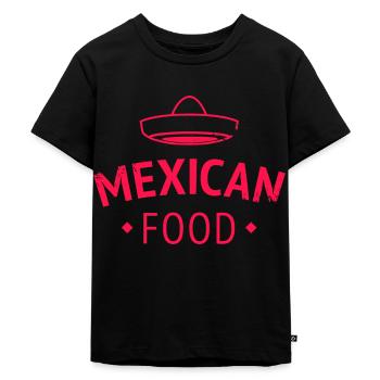 Cuisine mexicaine Restaurant de cuisine mexicaine - T-shirt Premium bio Enfant - noir - Devant - Mikhail (115cm)