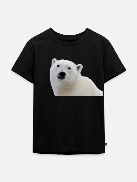 Eisbären - Kinder Premium Bio T-Shirt - Schwarz