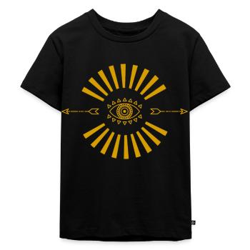 L’œil radieux - T-shirt Premium bio Enfant - noir - Devant - Mikhail (115cm)