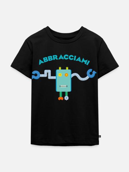 Umarme mich - Kinder Premium Bio T-Shirt - Schwarz