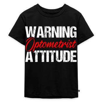 Ophthalmologist Optometry Optician Optician Optician Optician - Kids Premium Organic T-Shirt - black - Front - Mikhail (115cm)