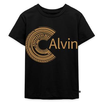 Für Alvin - Kinder Premium Bio T-Shirt - Schwarz - Vorne - Mikhail (115cm)