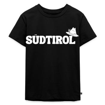 Südtirol - Kinder Premium Bio T-Shirt - Schwarz - Vorne - Mikhail (115cm)