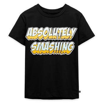 Absolutly smashing - Kids Premium Organic T-Shirt - black - Front - Mikhail (115cm)