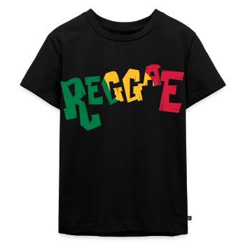 Reggae Music - Kids Premium Organic T-Shirt - black - Front - Mikhail (115cm)