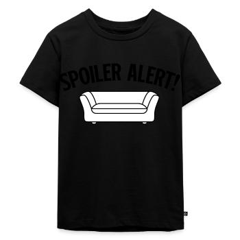 Movie Director Filmmaker Spoiler Alert Adult - Kids Premium Organic T-Shirt - black - Front - Mikhail (115cm)