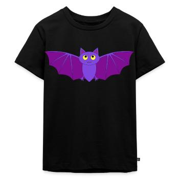 bat - Kids Premium Organic T-Shirt - black - Front - Mikhail (115cm)