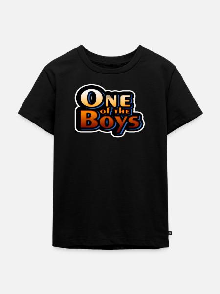 Einer der Jungs - Kinder Premium Bio T-Shirt - Schwarz