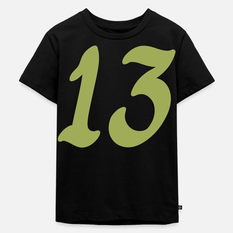 13 - T-shirt Premium bio Enfant - noir
