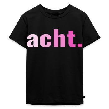8. Geburtstag Acht 8 Jahre Geschenk - Kinder Premium Bio T-Shirt - Schwarz - Vorne - Mikhail (115cm)