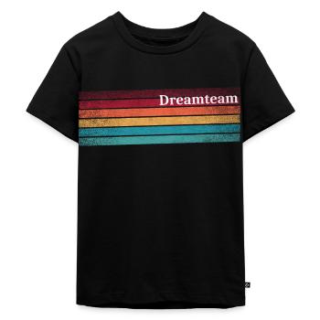 équipe - T-shirt Premium bio Enfant - noir - Devant - Mikhail (115cm)