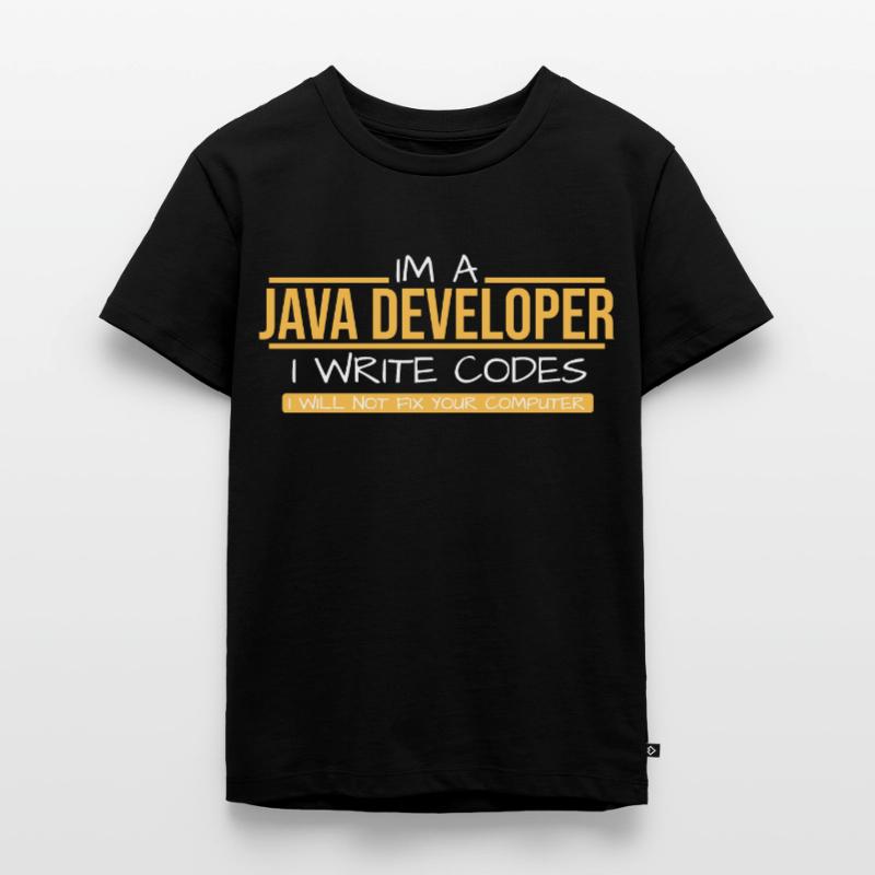 Java Developer T-shirt Premium bio Enfant