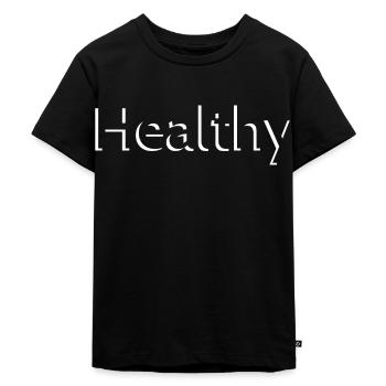 Healthy - Kids Premium Organic T-Shirt - black - Front - Mikhail (115cm)