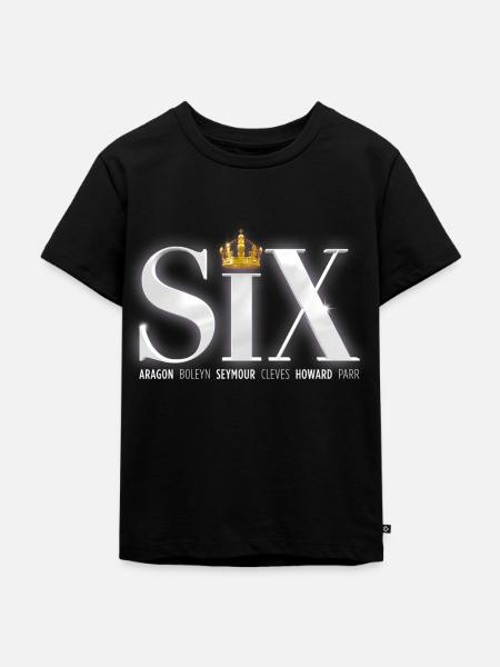SIX Logo 2 - Kinder Premium Bio T-Shirt - Schwarz