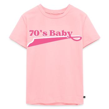 Année 70 baby - T-shirt Premium bio Enfant - rose - Devant - AI Model Kid Female (0cm)