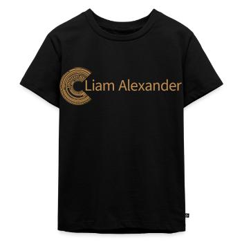Pour Liam Alexander - T-shirt Premium bio Enfant - noir - Devant - Mikhail (115cm)