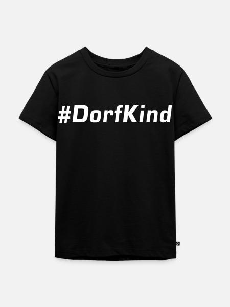 Dorfkind - Kinder Premium Bio T-Shirt - Schwarz