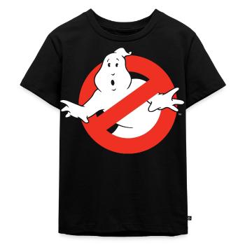 Ghostbusters Logo - Kinder Premium Bio T-Shirt - Schwarz - Vorne - Mikhail (115cm)