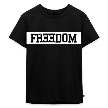 FREEDOM Liberté révolution - T-shirt Premium bio Enfant - noir - Devant - Mikhail (115cm)