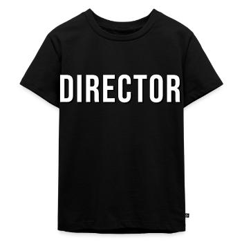 Director - Kids Premium Organic T-Shirt - black - Front - Mikhail (115cm)