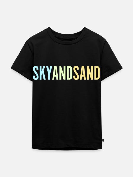 Sky And Sand - Kinder Premium Bio T-Shirt - Schwarz