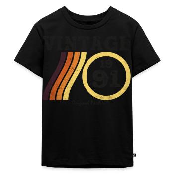 Rétro Vintage 1991 - Classique Édition Limitée 33 - T-shirt Premium bio Enfant - noir - Devant - Mikhail (115cm)