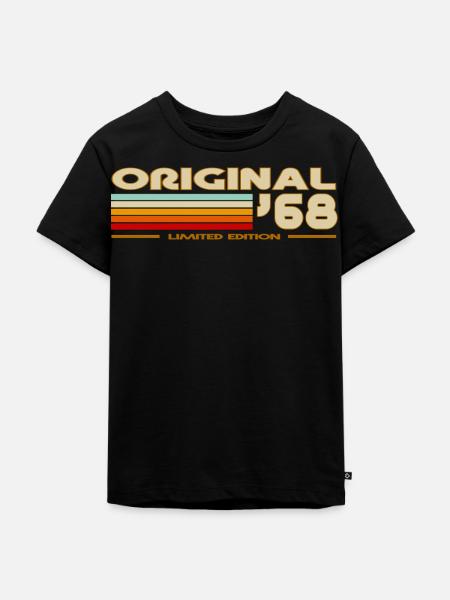 1968 - Kinder Premium Bio T-Shirt - Schwarz