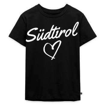 Südtirol - Kinder Premium Bio T-Shirt - Schwarz - Vorne - Mikhail (115cm)