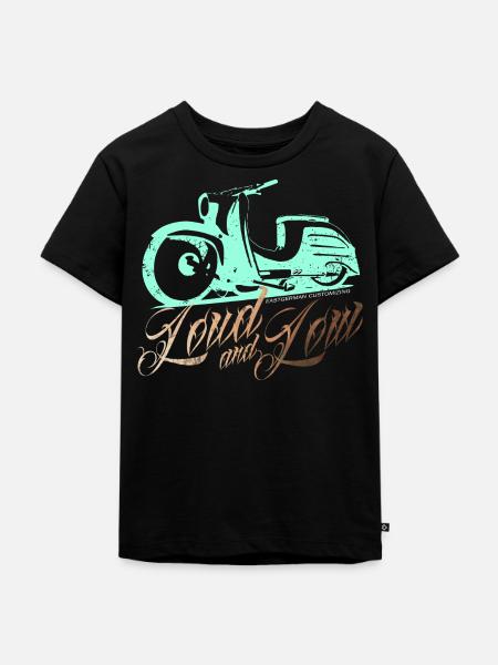 Simson Schwalbe KR51 - Loud and Low - Kinder Premium Bio T-Shirt - Schwarz