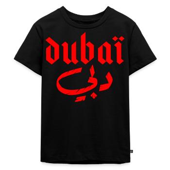 Dubai - Kinder Premium Bio T-Shirt - Schwarz - Vorne - Mikhail (115cm)