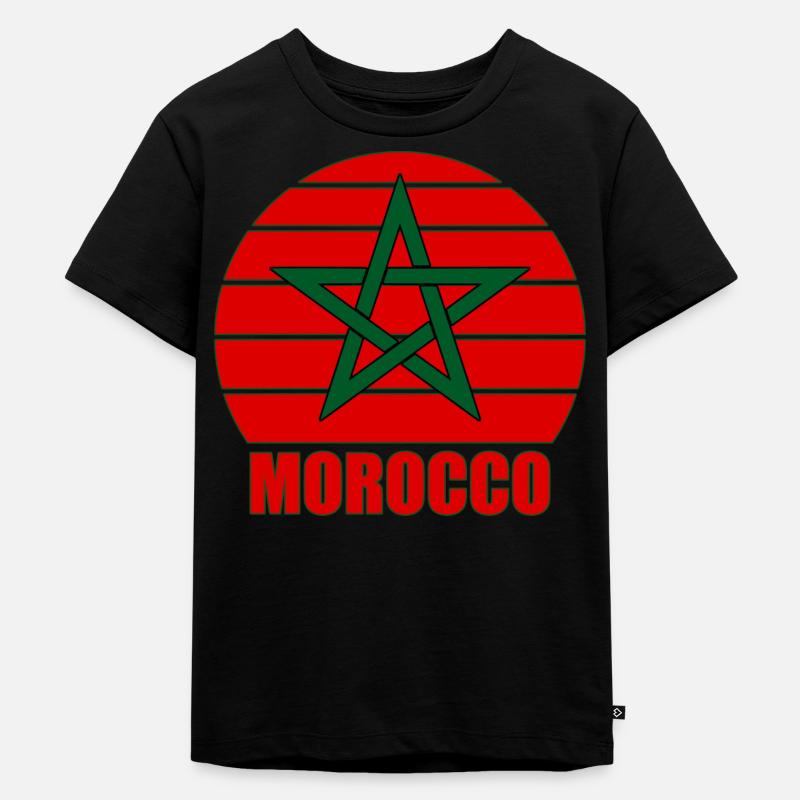 Maroc Étoile Maroc - T-shirt Premium bio Enfant - noir