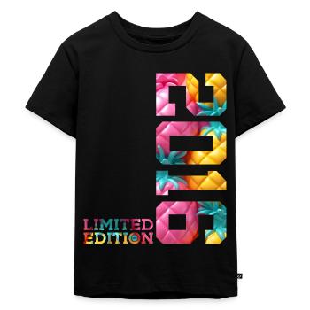 10. GEBURTSTAG LIMITED EDITION 2016 - Kinder Premium Bio T-Shirt - Schwarz - Vorne - Mikhail (115cm)