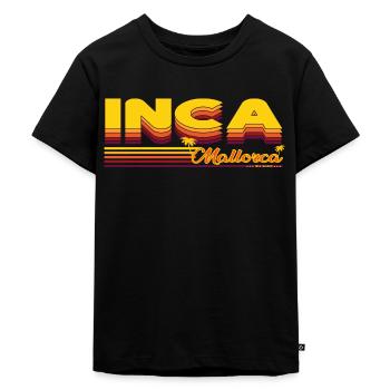 Inca resort in Majorca Design - Kids Premium Organic T-Shirt - black - Front - Mikhail (115cm)