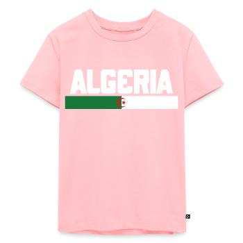 Dz Algeria El-Djazaïr - Kids Premium Organic T-Shirt - rose - Front - AI Model Kid Female (0cm)