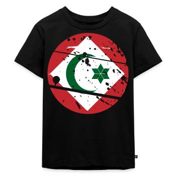 Drapeau du Rif - T-shirt Premium bio Enfant - noir - Devant - Mikhail (115cm)