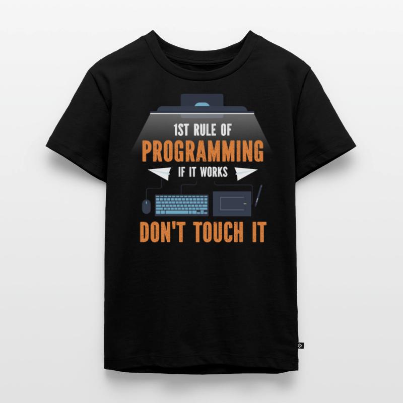 Programmer Programming Code Computer Kids Premium Organic T-Shirt