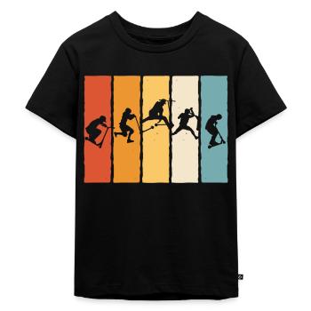 Cascade Scooter Scooter Skater Patinage - T-shirt Premium bio Enfant - noir - Devant - Mikhail (115cm)
