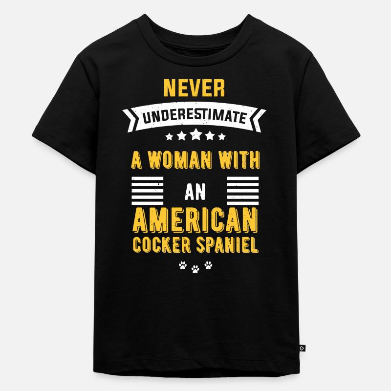 Cocker Spaniel américain - T-shirt Premium bio Enfant - noir