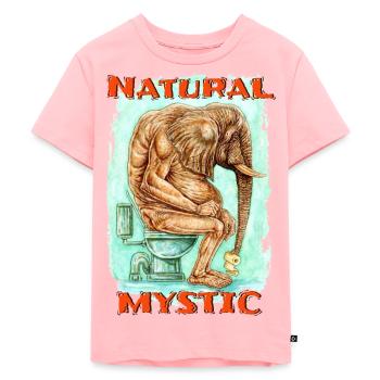 MYSTIQUE NATUREL - T-shirt Premium bio Enfant - rose - Devant - AI Model Kid Female (0cm)