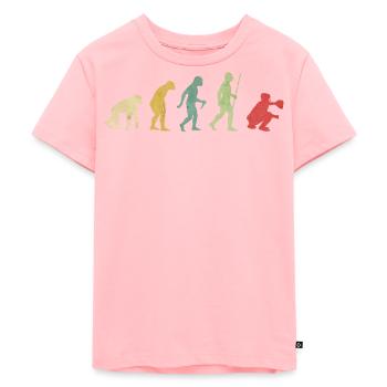 Baseball Fängerentwicklung - Kinder Premium Bio T-Shirt - Rosa - Vorne - AI Model Kid Female (0cm)
