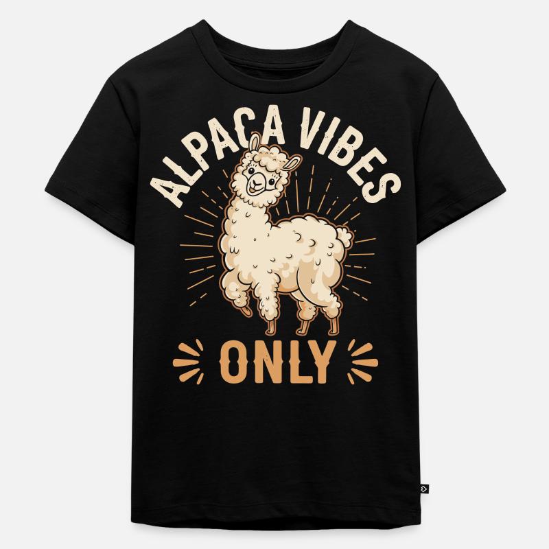 Alpaga - T-shirt Premium bio Enfant - noir