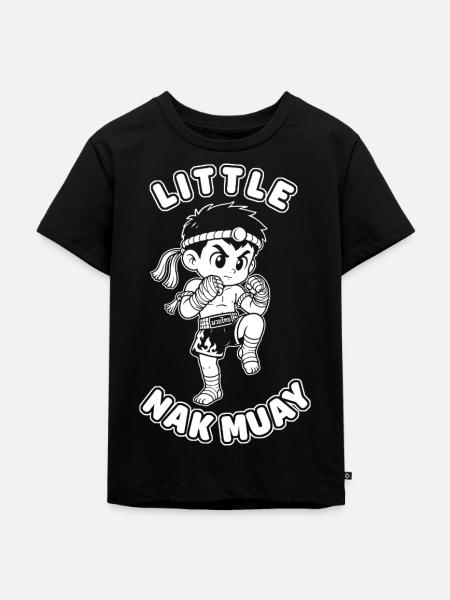 Little Nak Muay – Muay Thai - Kinder Premium Bio T-Shirt - Schwarz