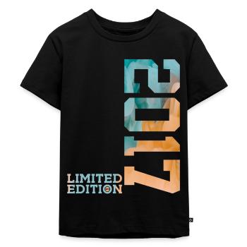 9. GEBURTSTAG LIMITED EDITION 2017 - Kinder Premium Bio T-Shirt - Schwarz - Vorne - Mikhail (115cm)