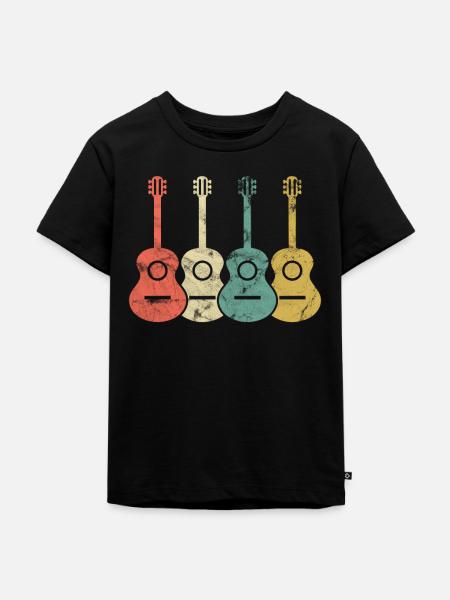 Ukulele Sopranino-Ukulele - Kinder Premium Bio T-Shirt - Schwarz