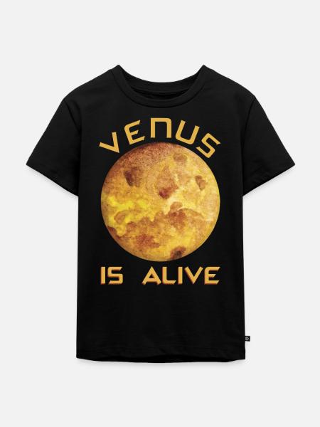Venus - Kinder Premium Bio T-Shirt - Schwarz