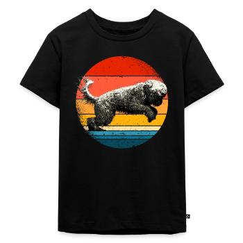 Golden Doodle - Kids Premium Organic T-Shirt - black - Front - Mikhail (115cm)