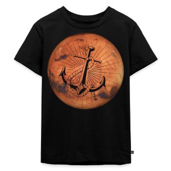 Crazy Mars - Ancre - T-shirt Premium bio Enfant - noir - Devant - Mikhail (115cm)