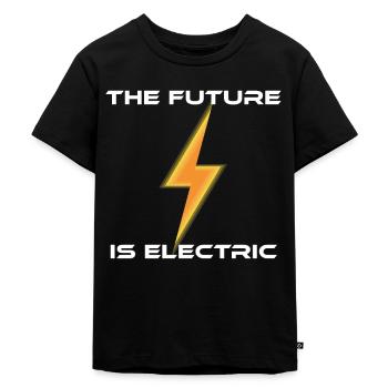 Electric car - The Future Is Electric - Kids Premium Organic T-Shirt - black - Front - Mikhail (115cm)