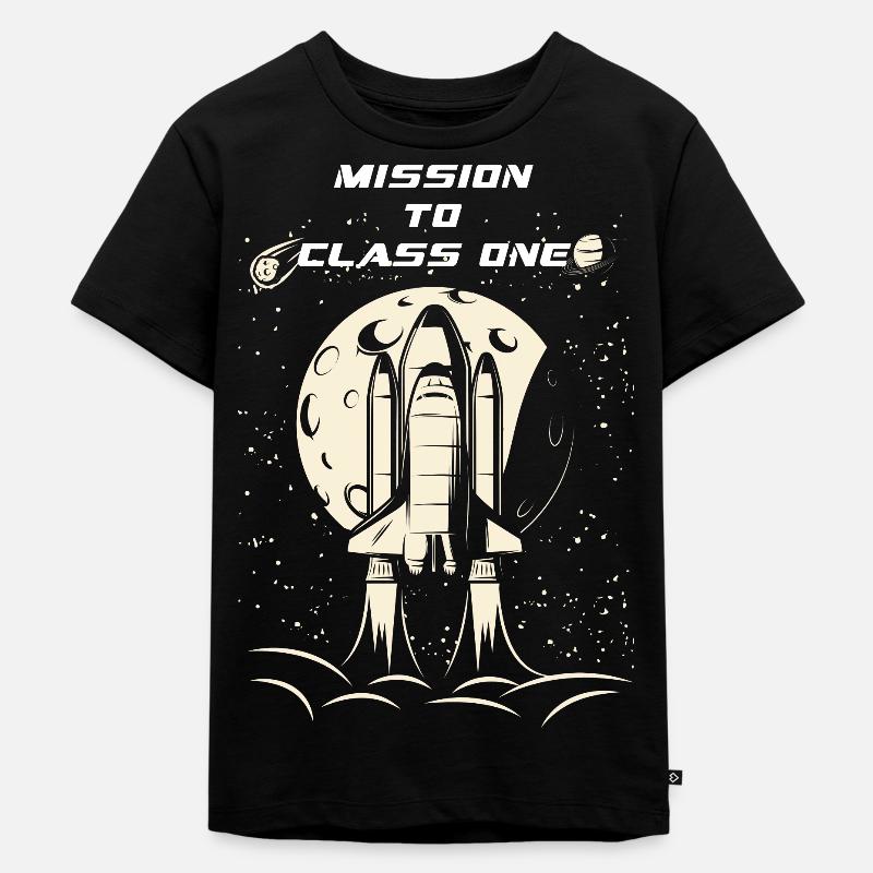Einschulung - Kinder Premium Bio T-Shirt - Schwarz