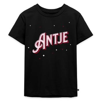 Antje nom personnalisé - T-shirt Premium bio Enfant - noir - Devant - Mikhail (115cm)